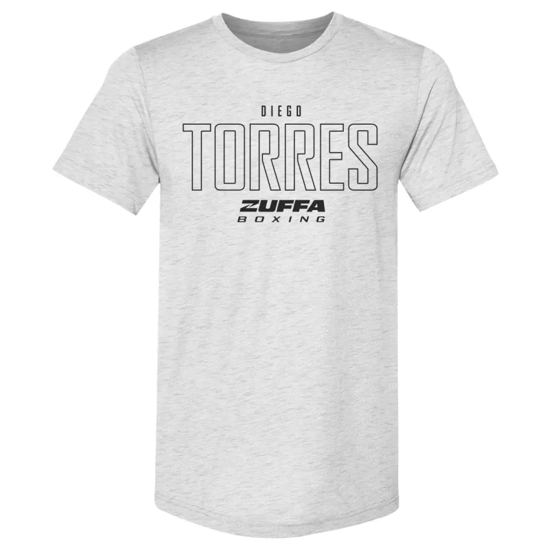 Men's 500 Level Ash Diego Torres Nunez Zuffa Boxing Premium Tri-Blend T-Shirt made by 500 Level