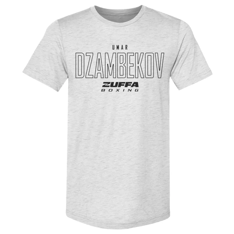 Men's 500 Level Ash Umar Dzambekov Zuffa Boxing Premium Tri-Blend T-Shirt made by 500 Level
