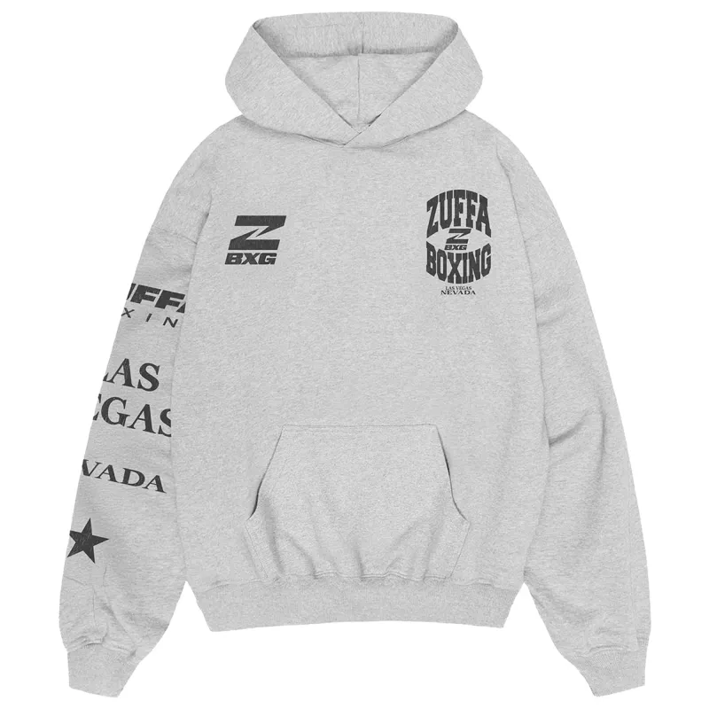 Men's White Zuffa Boxing Headliner Hoodie made by UFC