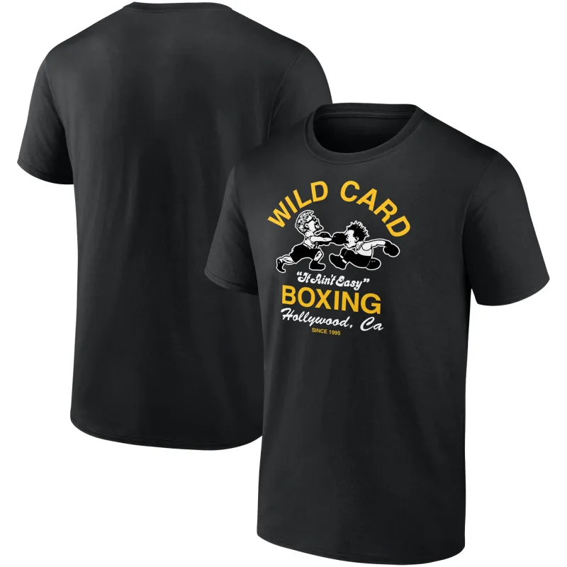 Black Wild Card Boxing "It Ain't Easy" T-Shirt made by WWE