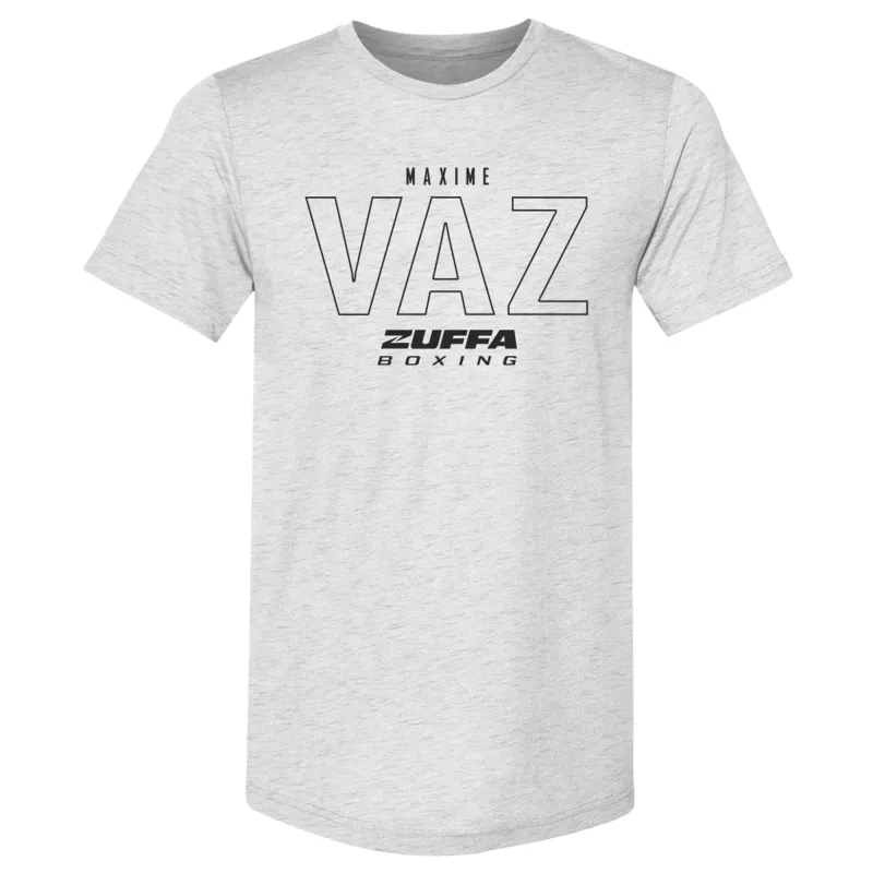 Men's 500 Level Ash Maxime Vaz Zuffa Boxing Premium Tri-Blend T-Shirt made by 500 Level
