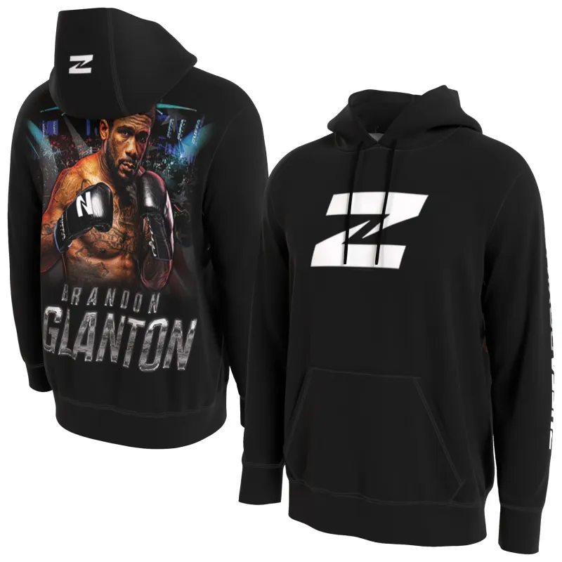 Men's ProSphere Brandon Glanton Black Hoodie made by WWE