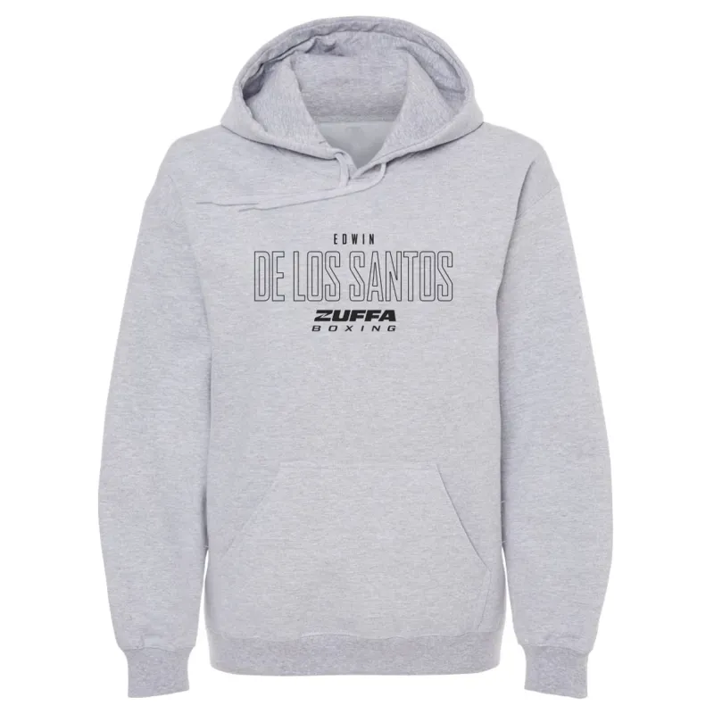 Men's 500 Level Gray Edwin De Los Santos Zuffa Boxing Hoodie made by 500 Level