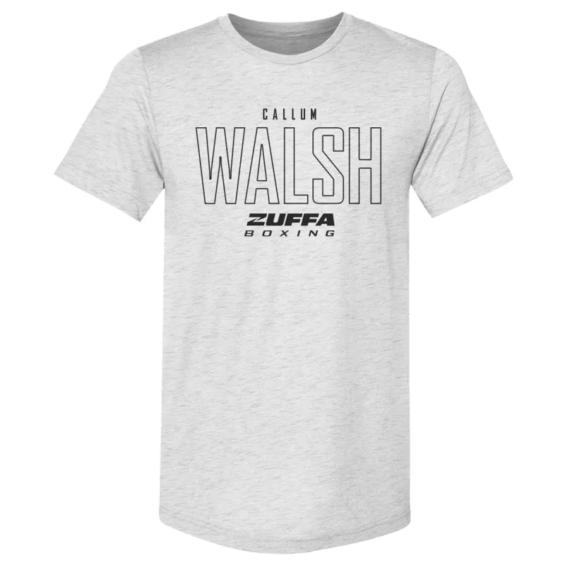 Men's 500 Level Ash Callum Walsh Zuffa Boxing Premium Tri-Blend T-Shirt made by 500 Level