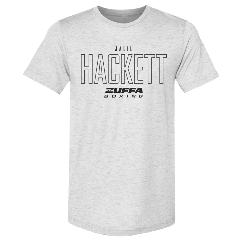 Men's 500 Level Ash Jalil Hackett Zuffa Boxing Premium Tri-Blend T-Shirt made by 500 Level