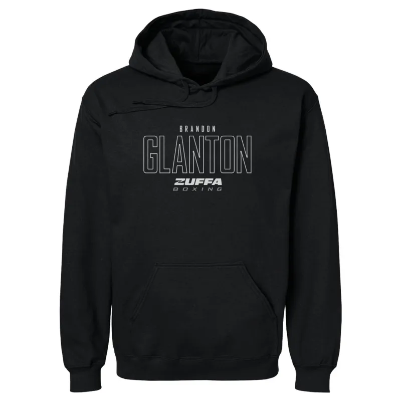 Men's 500 Level Black Brandon Glanton Zuffa Boxing Hoodie made by 500 Level