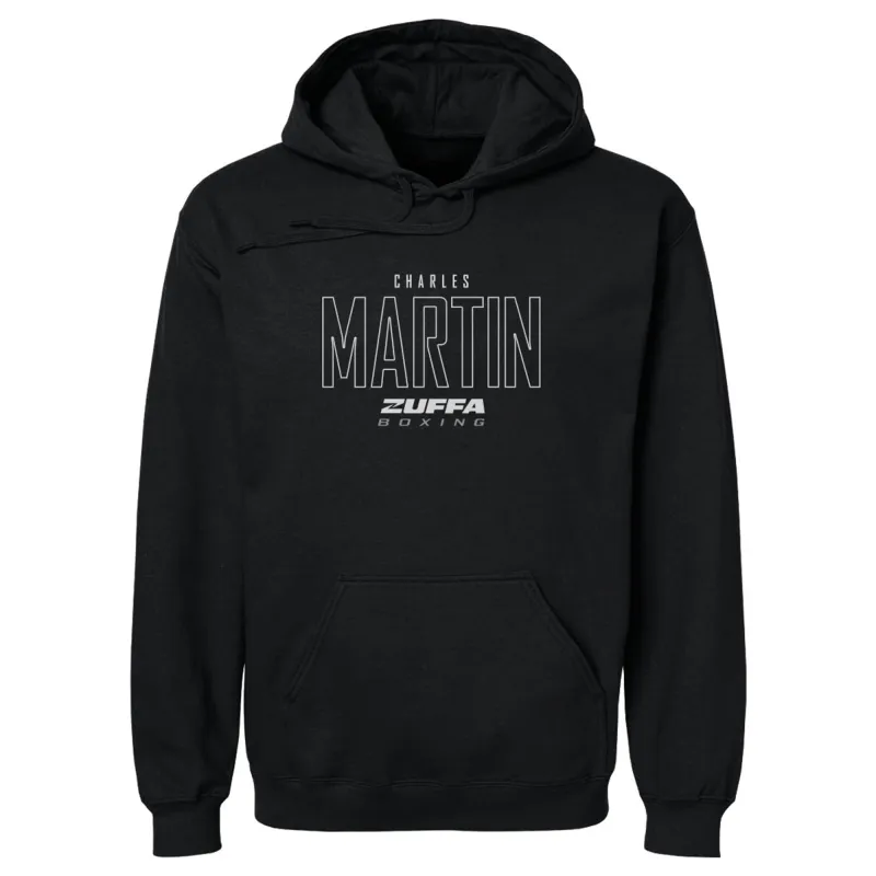 Men's 500 Level Black Charles Martin Zuffa Boxing Hoodie made by 500 Level