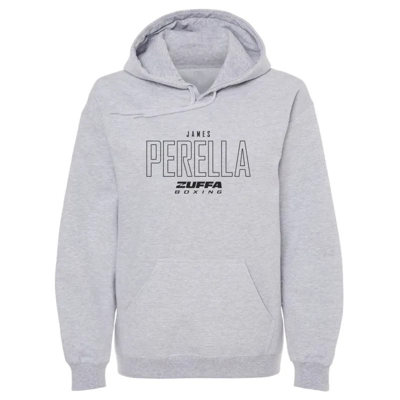 Men's 500 Level Gray James Perella Zuffa Boxing Hoodie made by 500 Level
