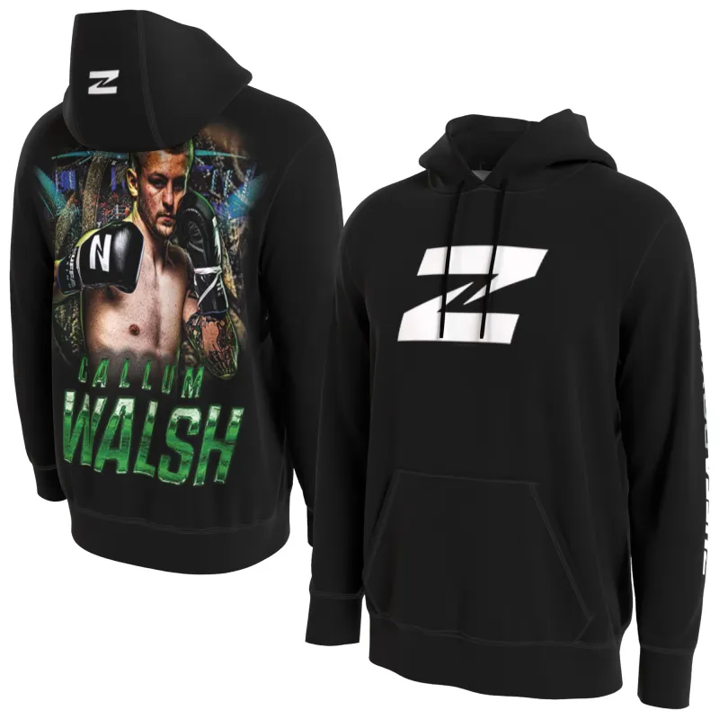 Men's ProSphere Callum Walsh Black Hoodie made by WWE