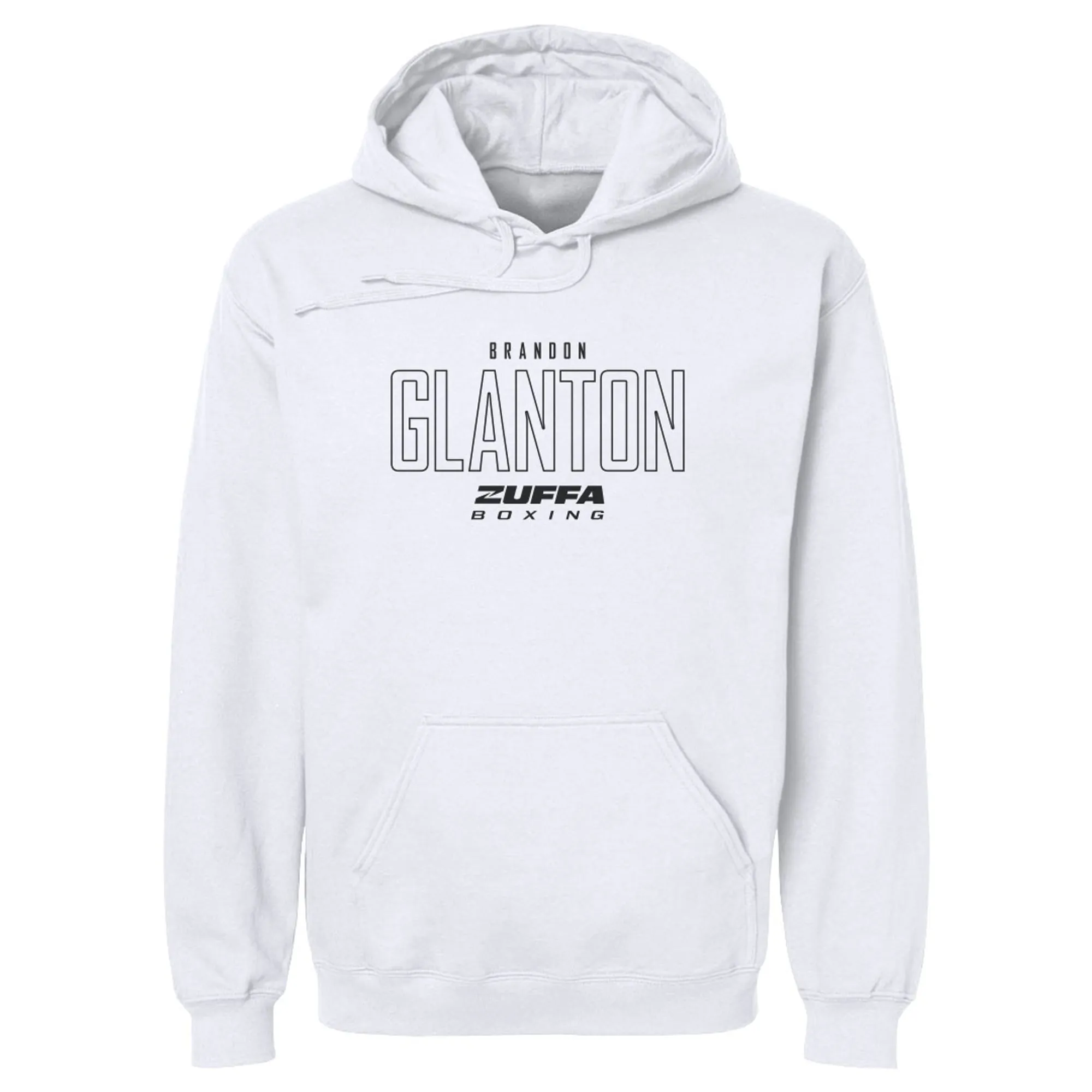Men's 500 Level White Brandon Glanton Zuffa Boxing Hoodie sold by WWE