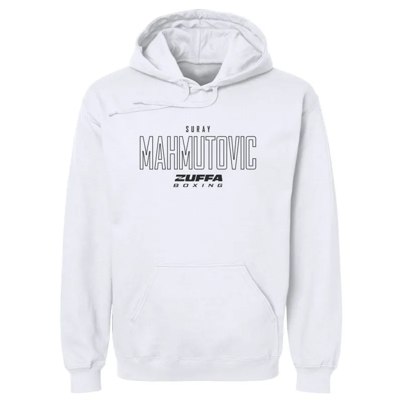 Men's 500 Level White Suray Mahmutovic Zuffa Boxing Hoodie made by 500 Level