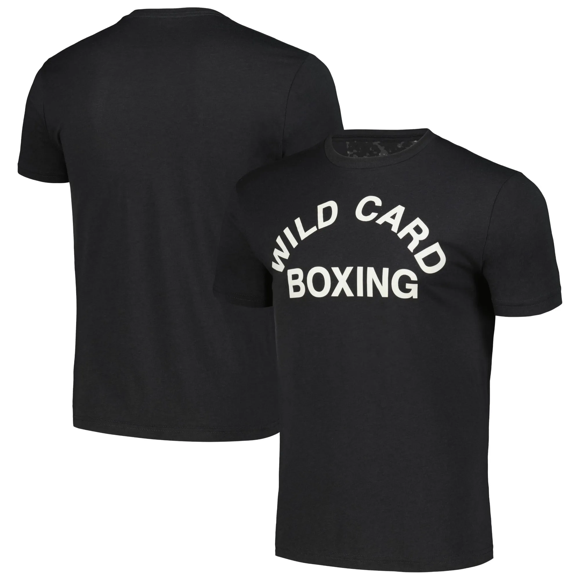 Black Wild Card Boxing Old School Logo Tri-Blend T-Shirt sold by WWE