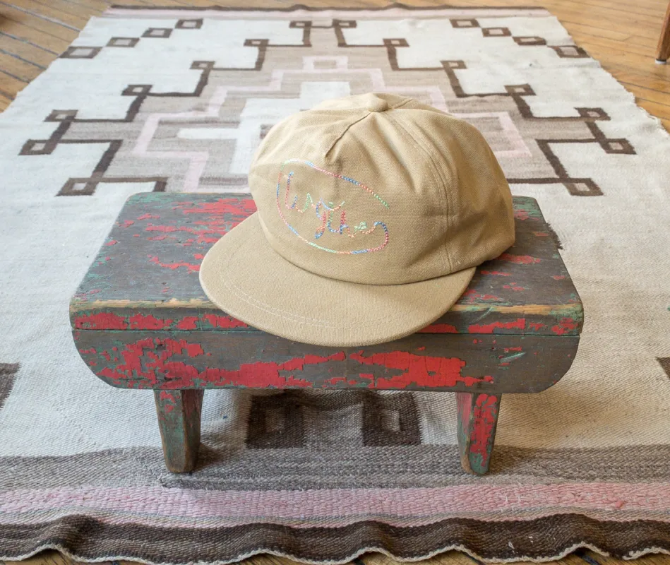 Chainstitched Canvas Ranch Hat - Khaki made by Wythe NY