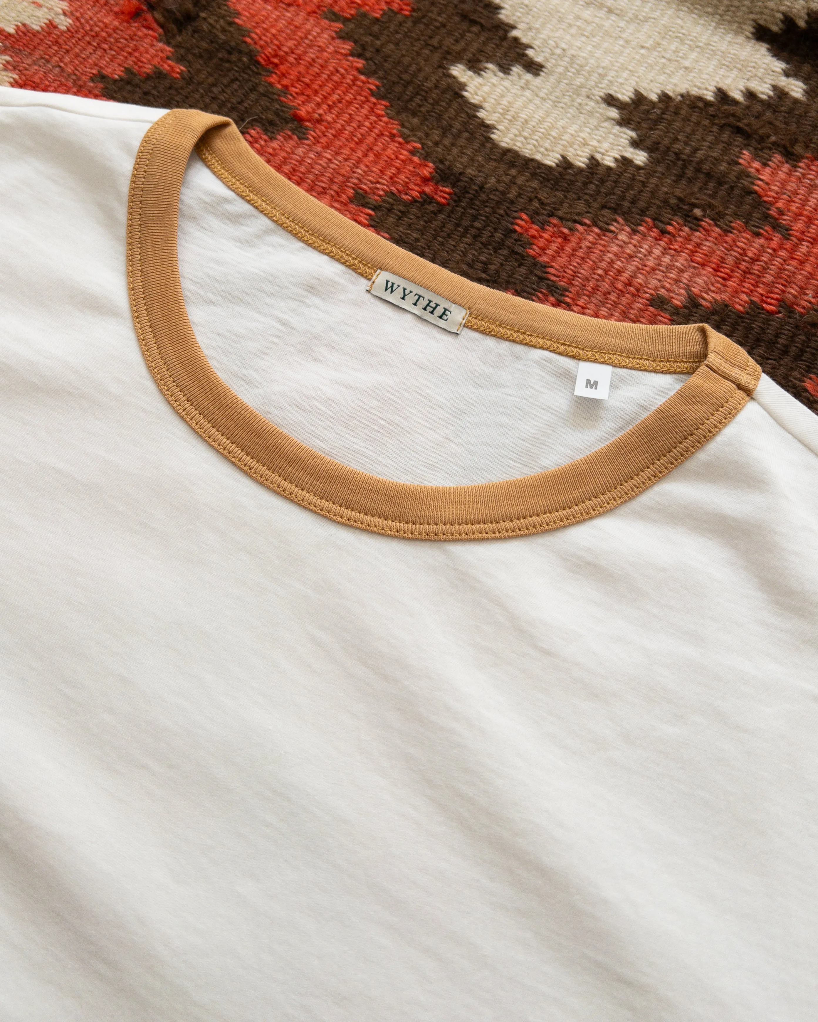 Tubular Ringer T-Shirt - Apricot sold by Wythe NY product image thumbnail 2