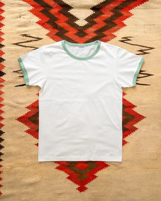 Tubular Ringer T-Shirt - Celadon sold by Wythe NY