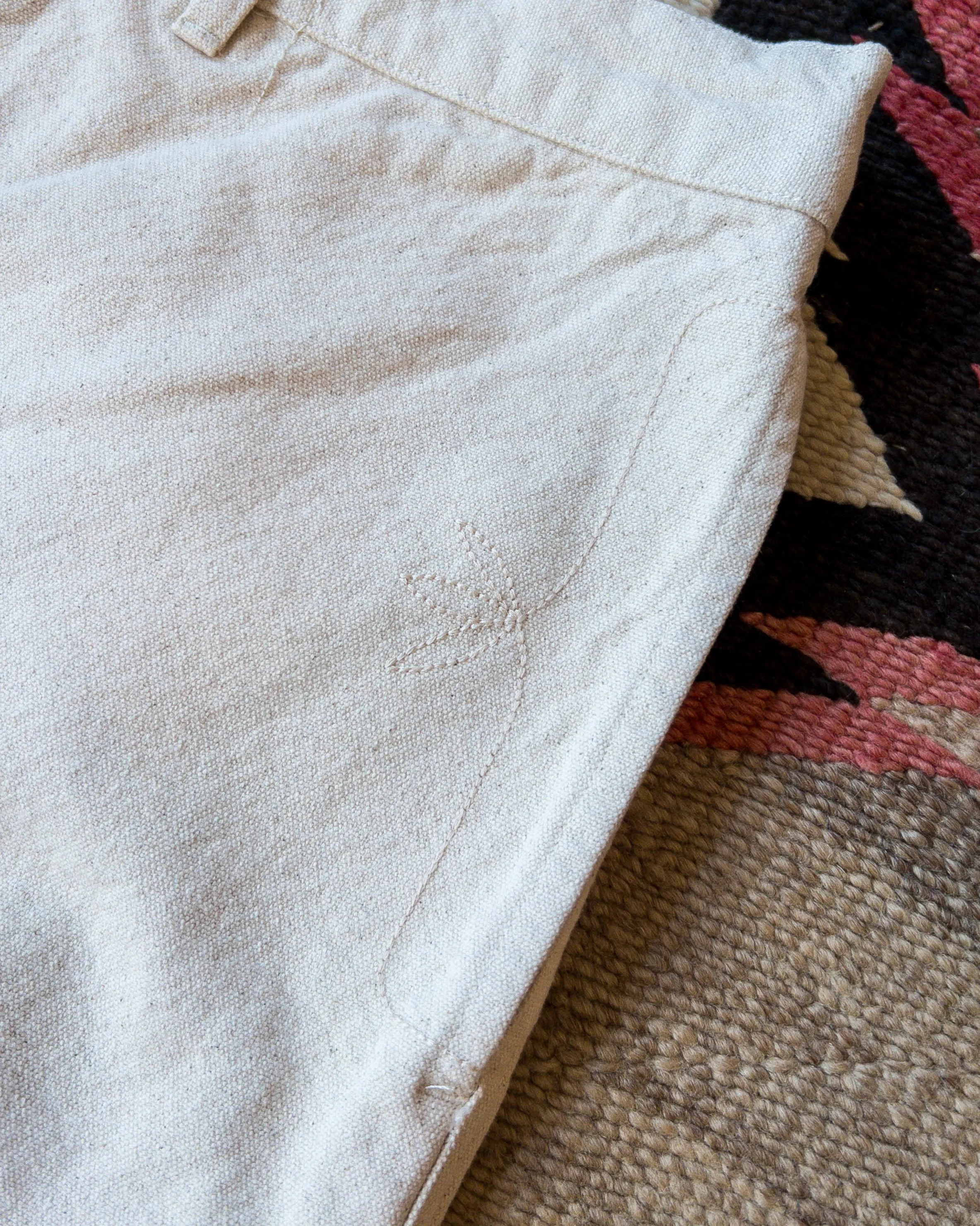 Undyed Heavyweight Canvas Chino sold by Wythe NY product image thumbnail 3