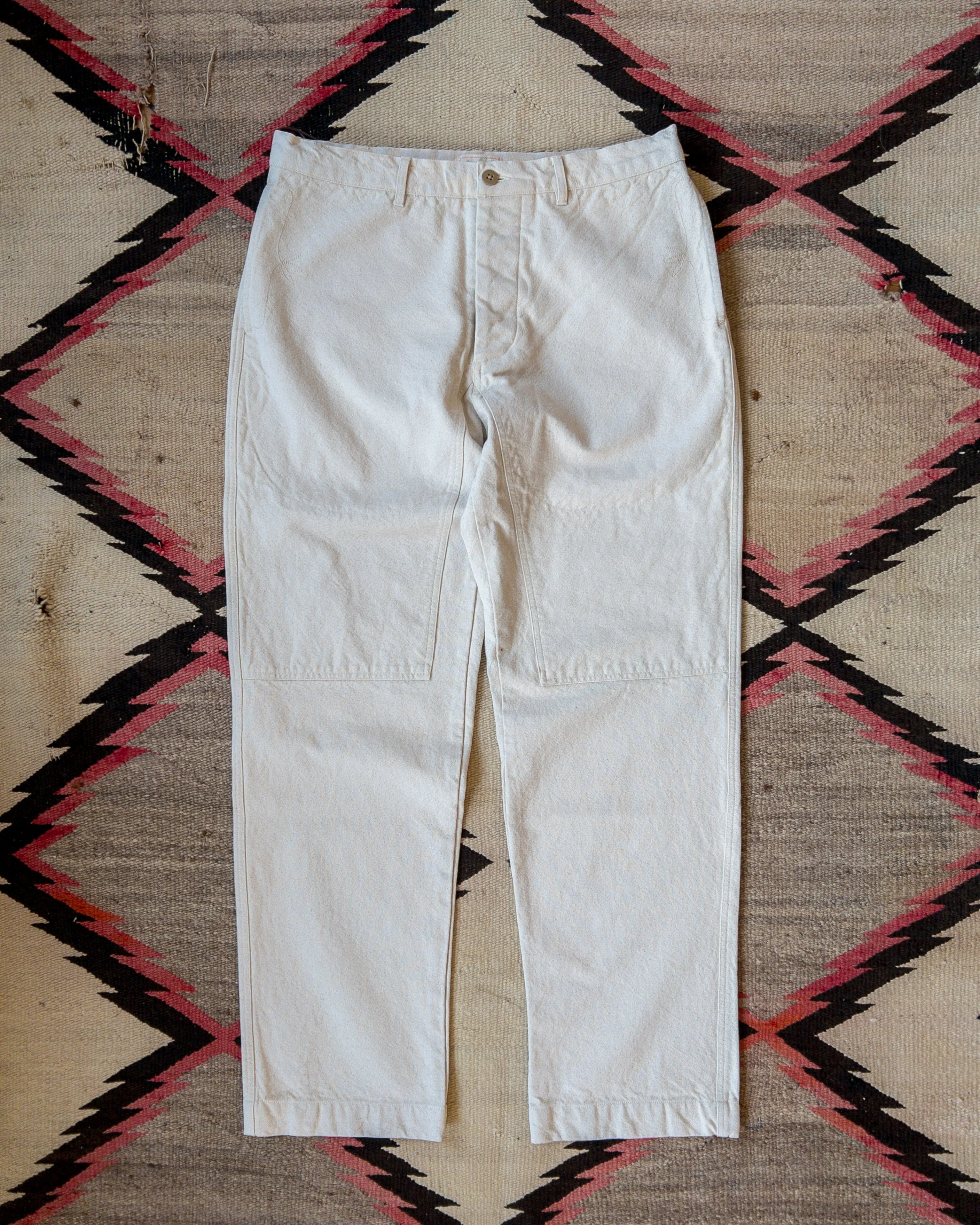 Undyed Heavyweight Canvas Chino sold by Wythe NY