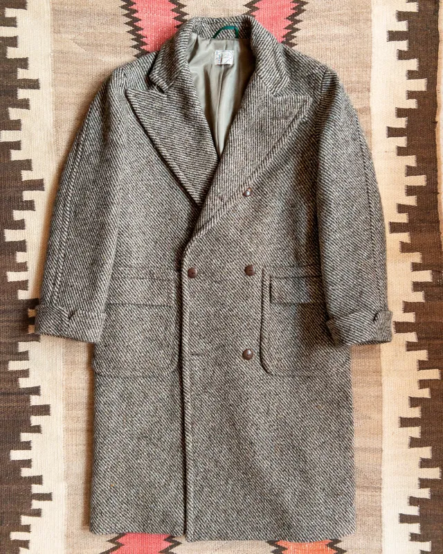 Polo Coat - Warm Grey Twill sold by Wythe NY