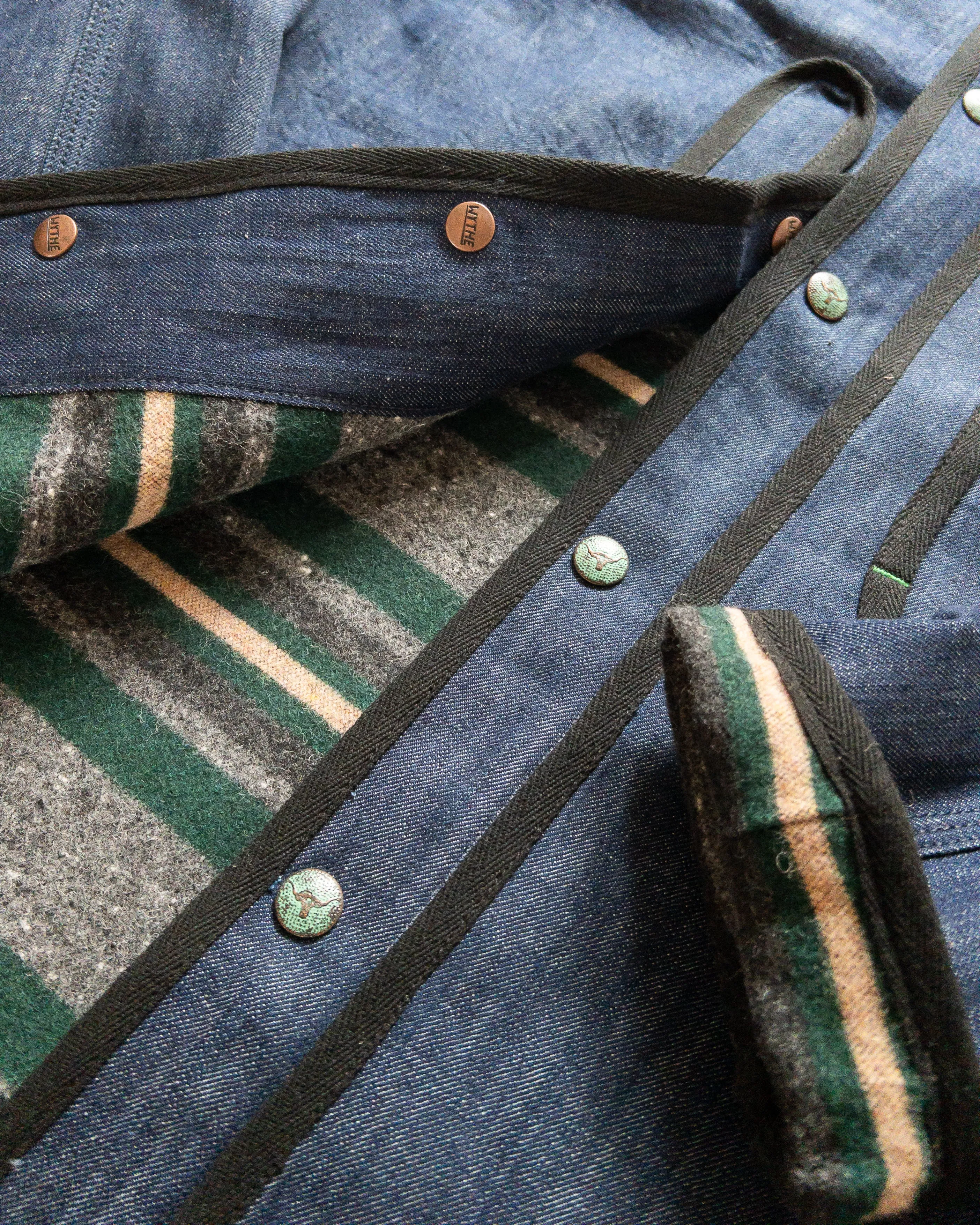Blanket-Lined Denim Hunting Jacket sold by Wythe NY product image thumbnail 4