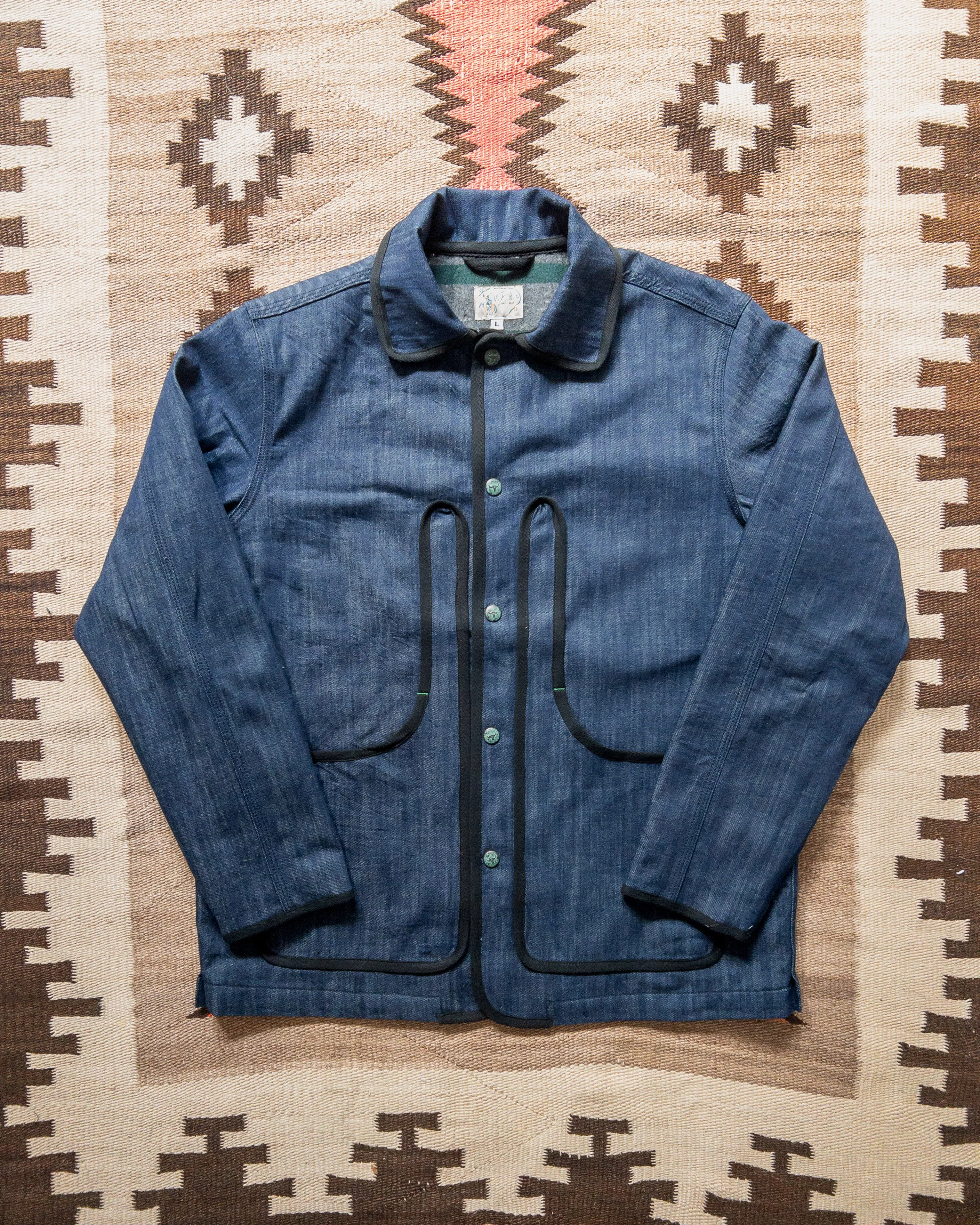 Blanket-Lined Denim Hunting Jacket sold by Wythe NY