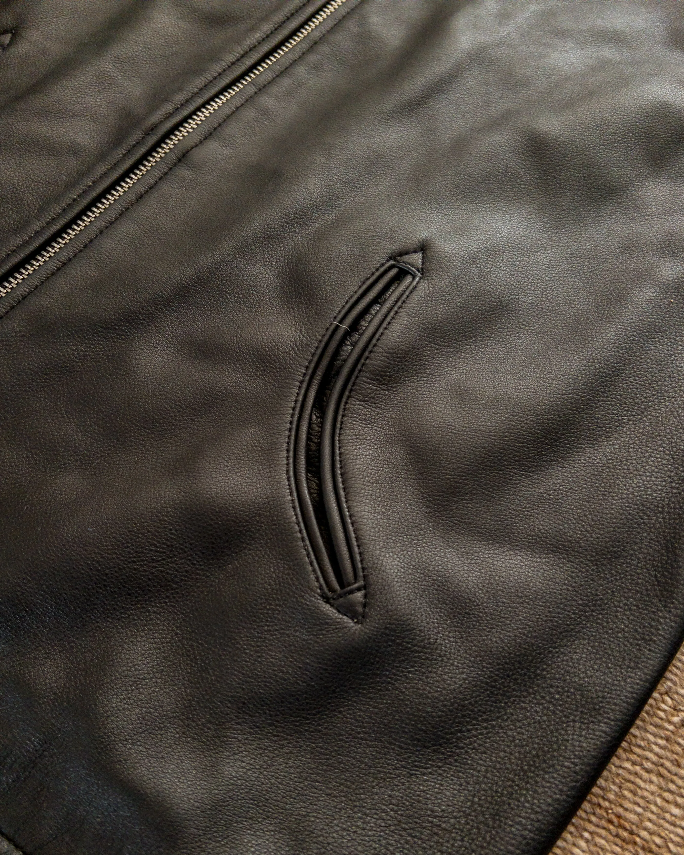 Mustang Fringe Leather Jacket - Black sold by Wythe NY product image thumbnail 5