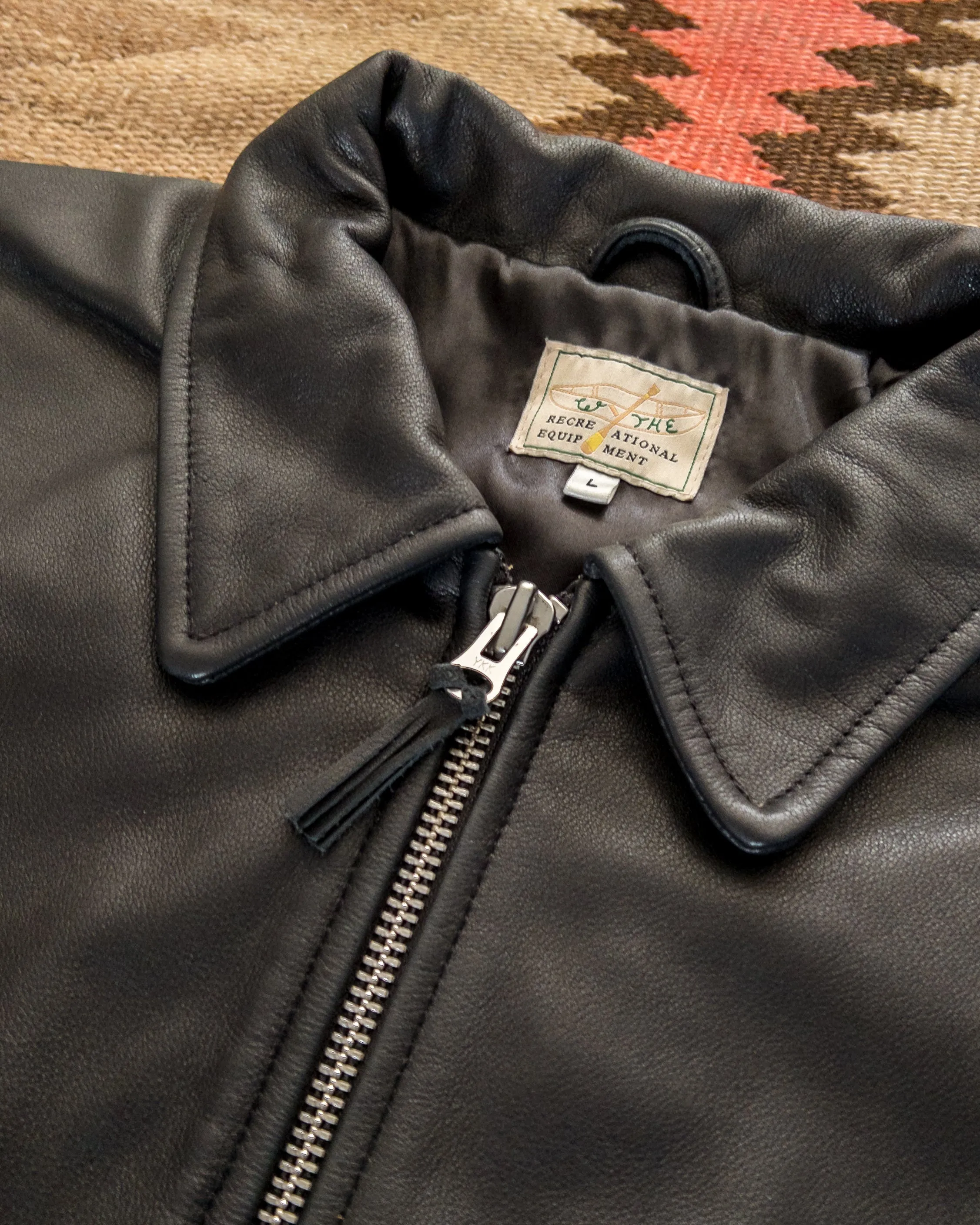 Mustang Fringe Leather Jacket - Black sold by Wythe NY product image thumbnail 2
