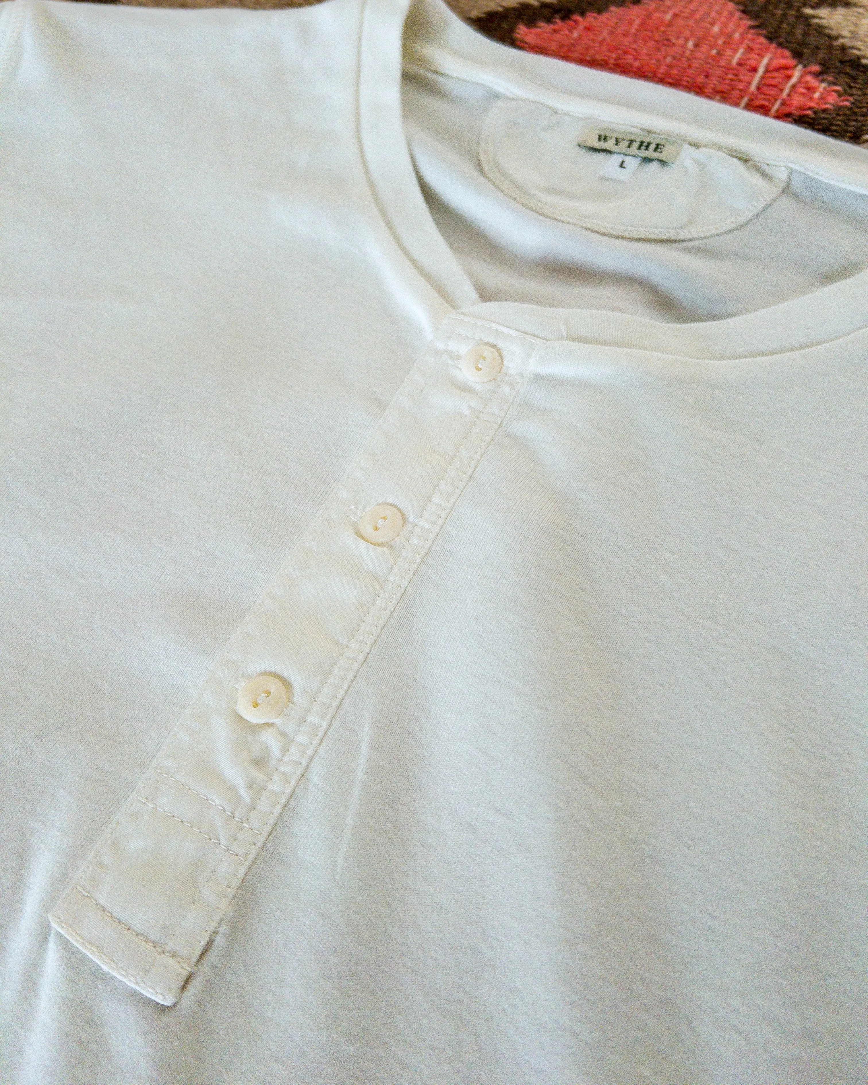 Cotton Henley - Natural sold by Wythe NY product image thumbnail 2