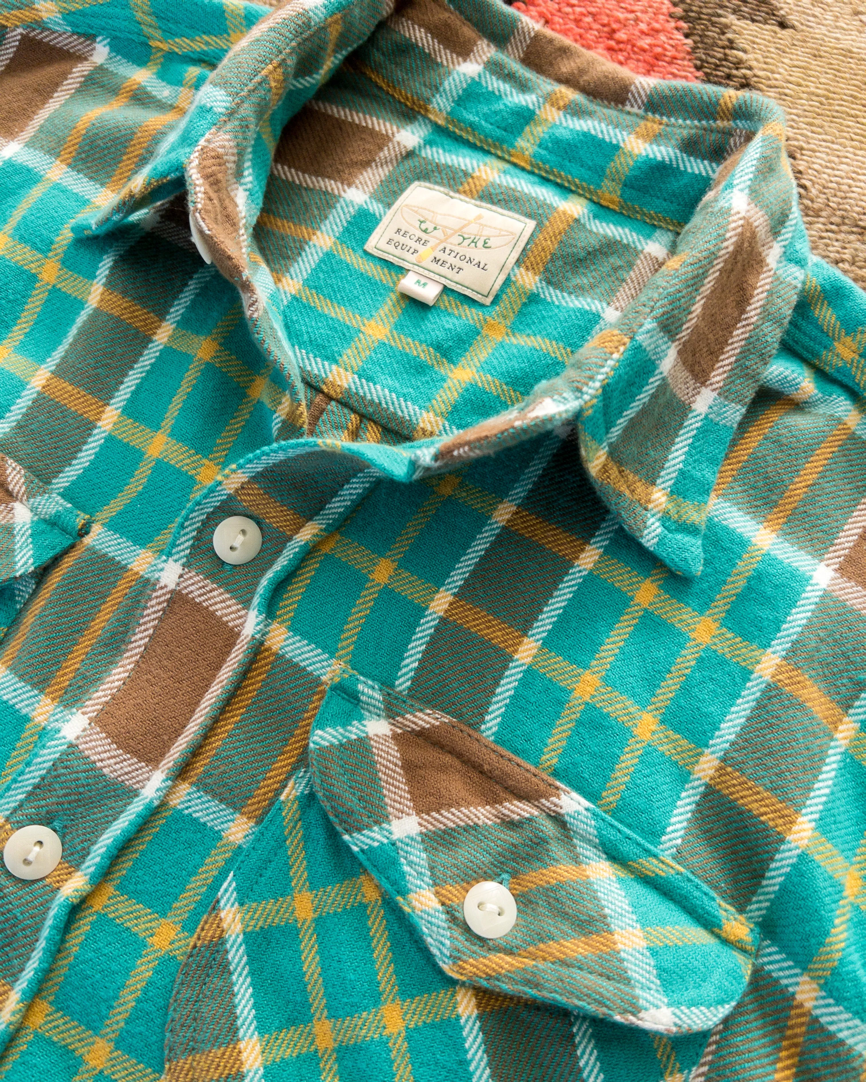 Washed Flannel Workshirt - Riverbend sold by Wythe NY product image thumbnail 2