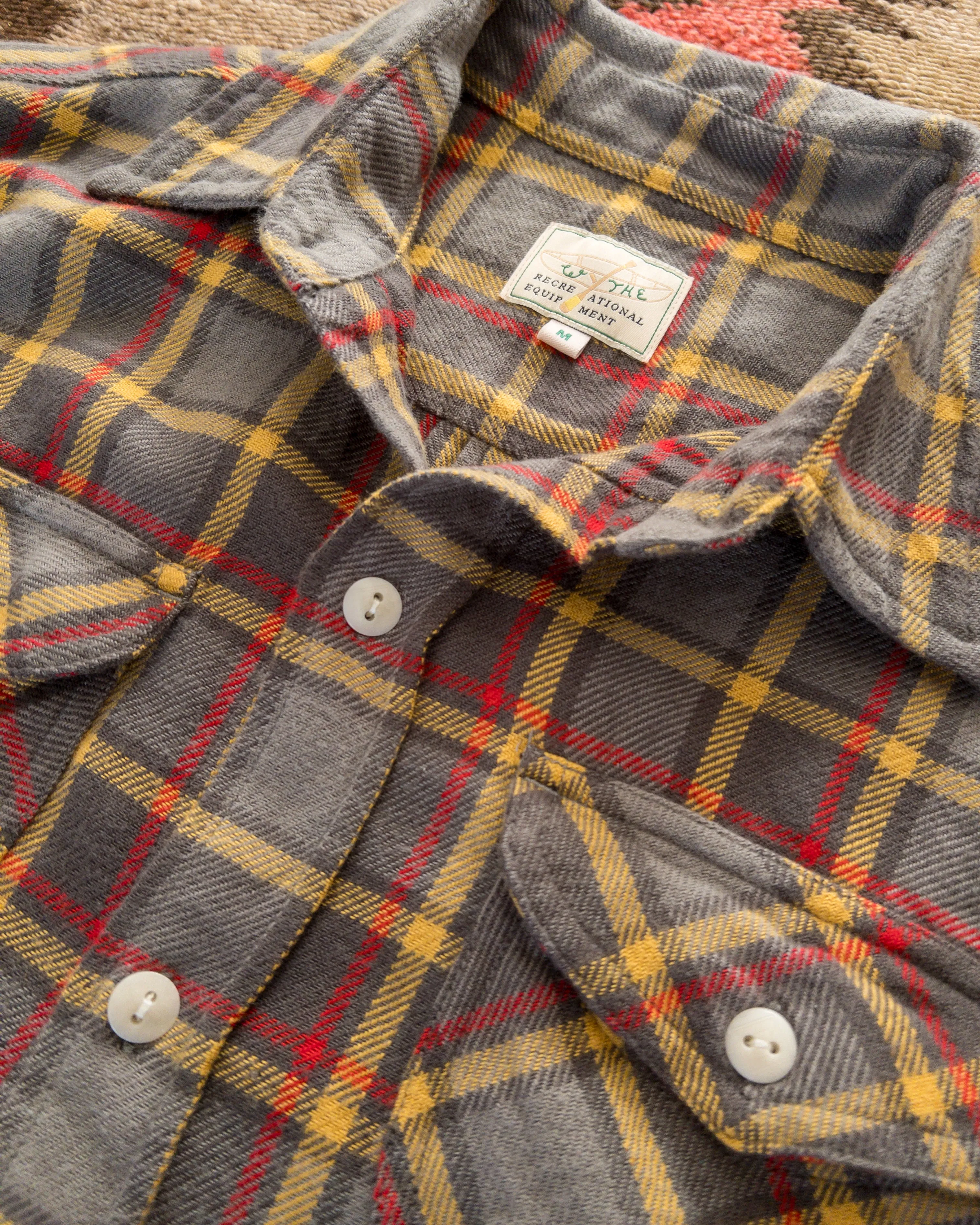 Washed Flannel Workshirt - Dusk Plaid sold by Wythe NY product image thumbnail 2