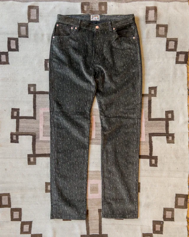 Donegal Corduroy Five Pocket Pants - Mossy Olive sold by Wythe NY