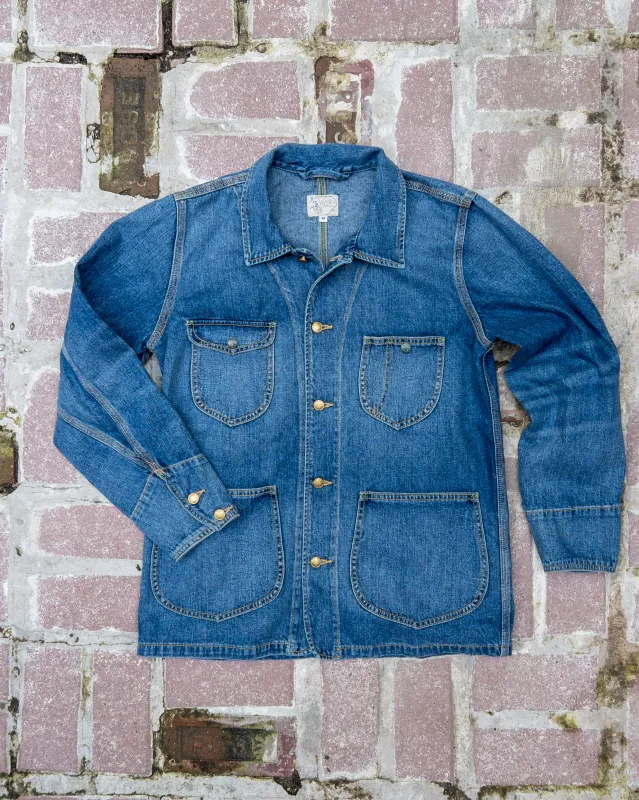 Denim Barn Jacket - Washed Indigo sold by Wythe NY