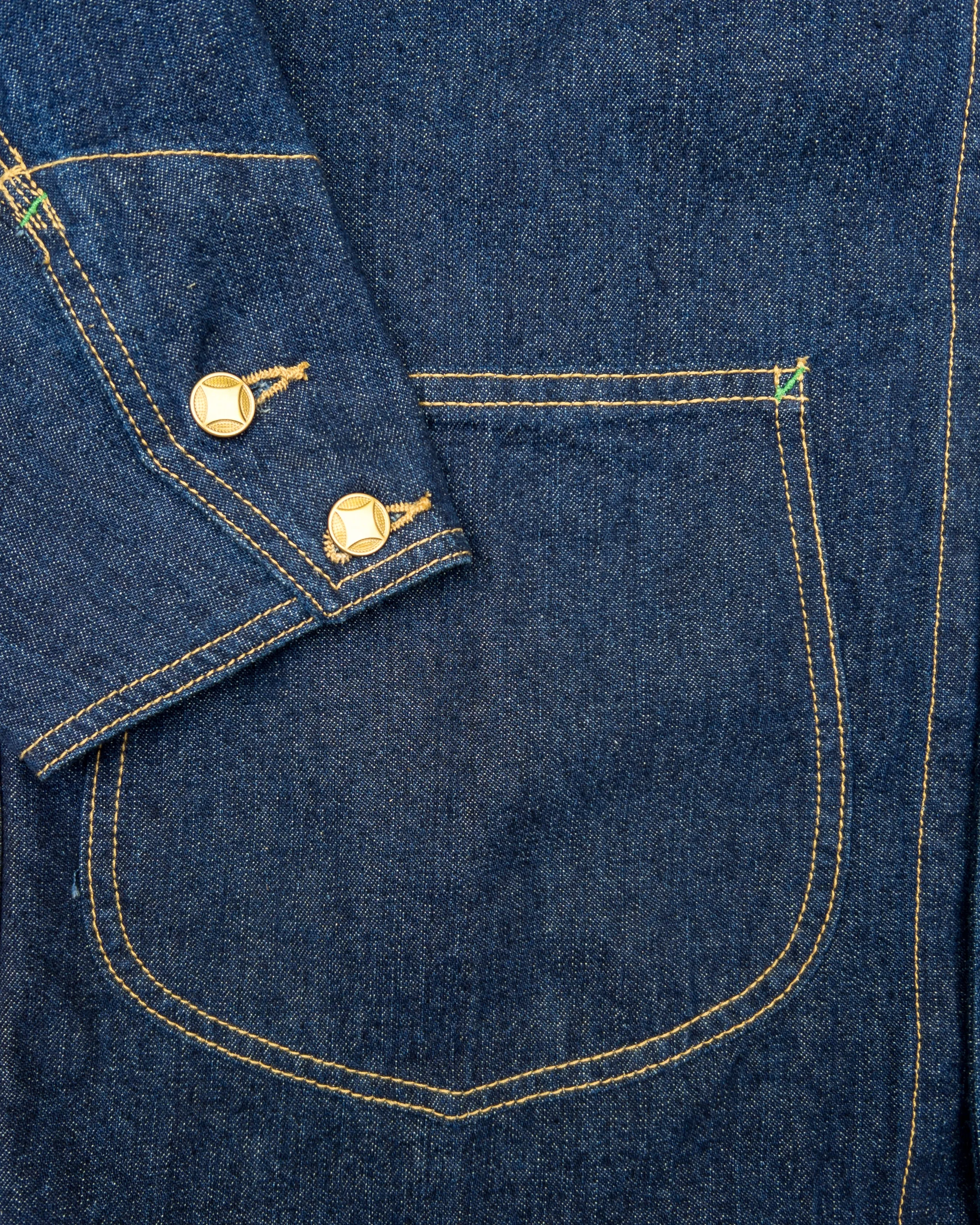Denim Barn Jacket - Rinsed Indigo sold by Wythe NY product image thumbnail 3