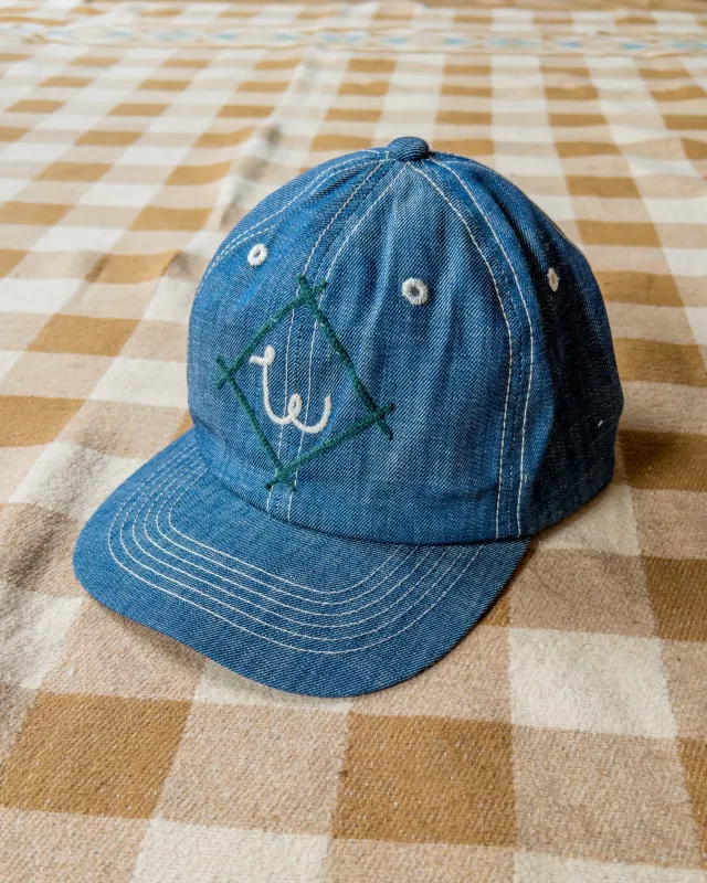Denim Diamond W Hat sold by Wythe NY