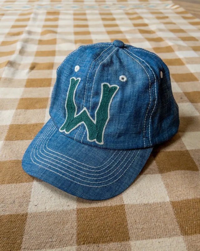 Denim Barnstormers Hat sold by Wythe NY