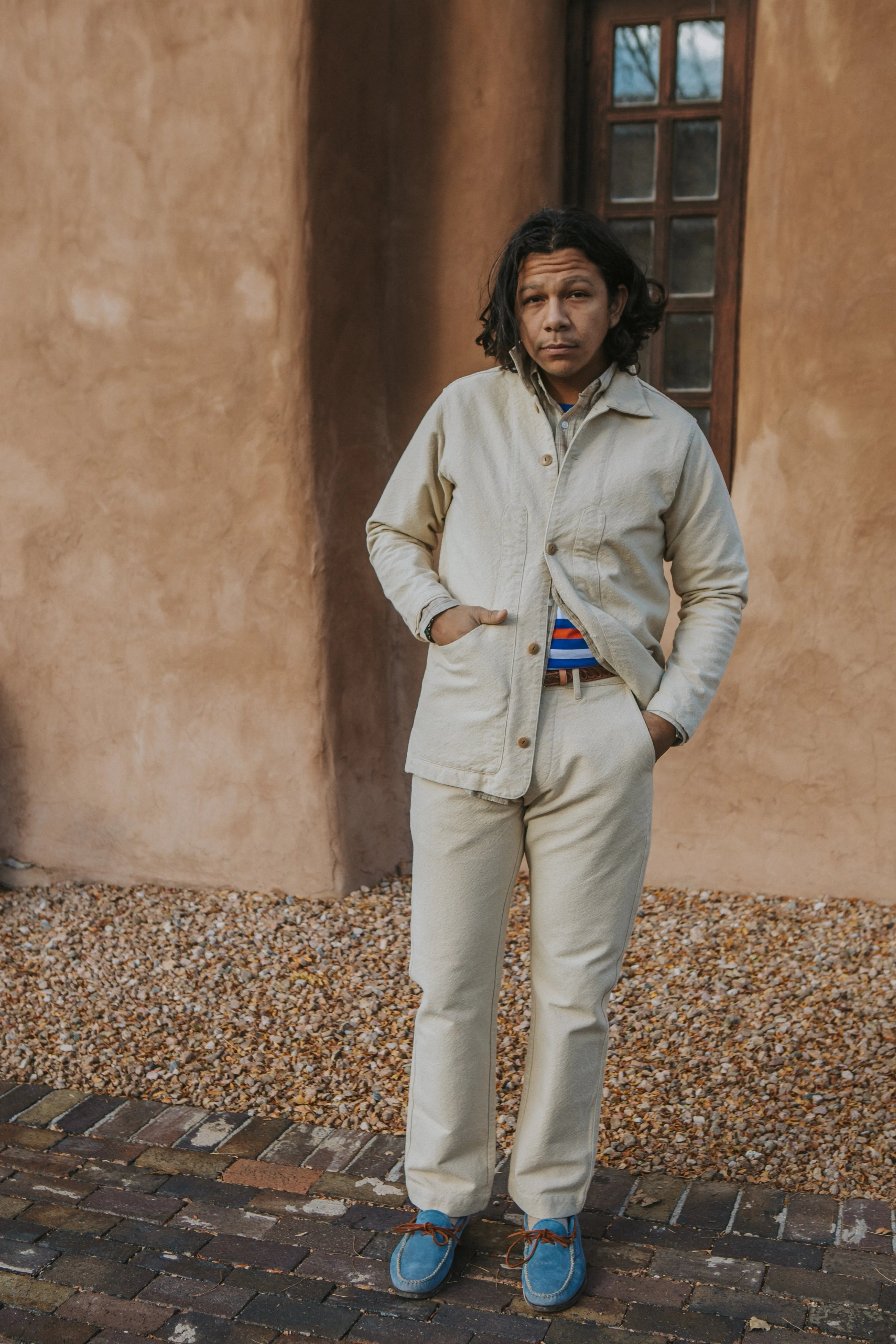 Rustic Plainweave Chino - Natural Undyed sold by Wythe NY product image thumbnail 3