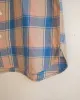 Washed Flannel Workshirt - Marine Blue Hearth Plaid sold by Wythe NY
