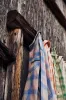 Washed Flannel Workshirt - Marine Blue Hearth Plaid sold by Wythe NY