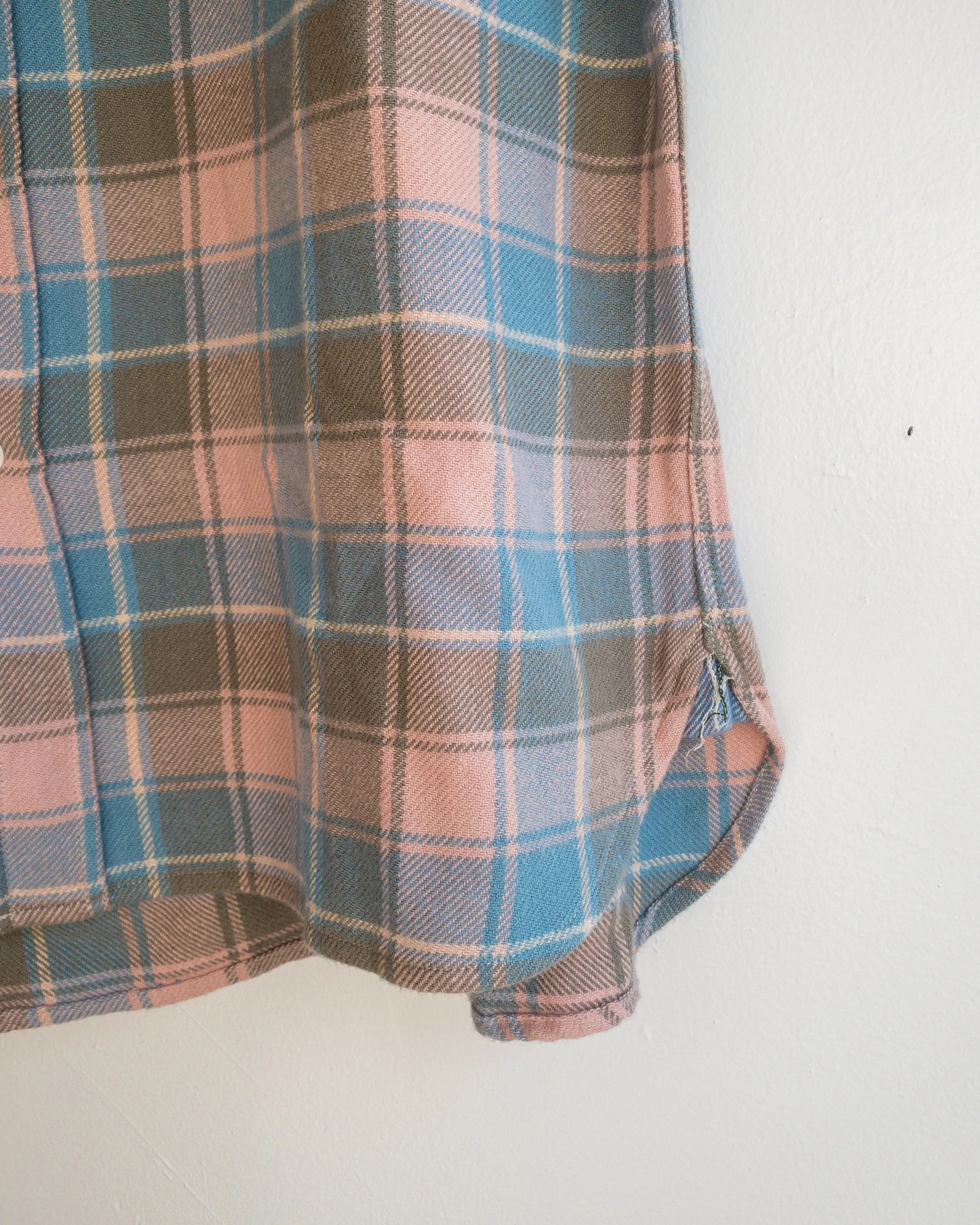 Washed Flannel Workshirt - Trout River Hearth Plaid sold by Wythe NY product image thumbnail 2