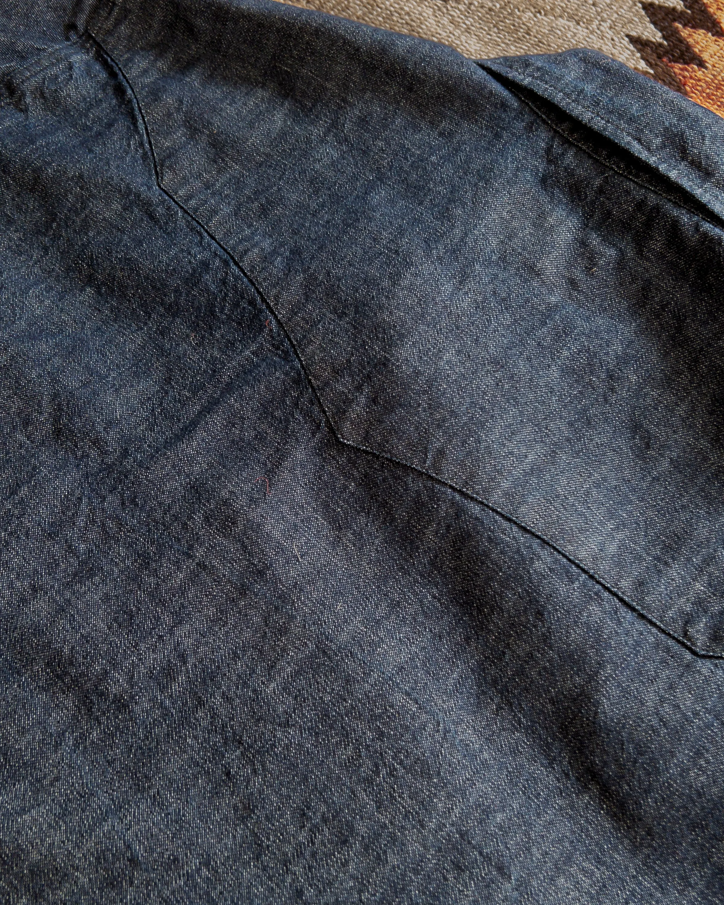Denim Pearlsnap Shirt - Rinsed Indigo sold by Wythe NY product image thumbnail 5