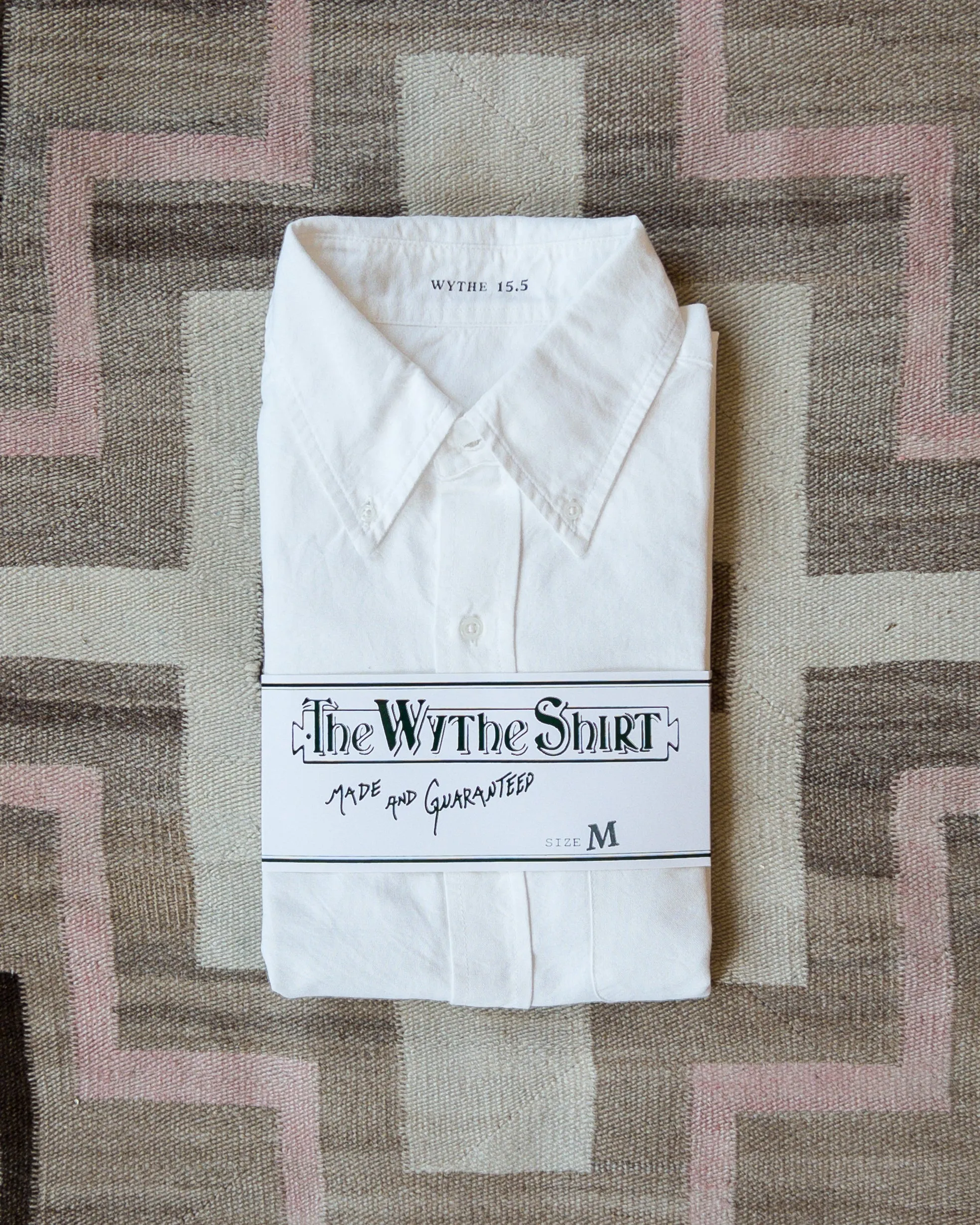 Oxford Cloth Button Down - Classic White sold by Wythe NY product image thumbnail 2