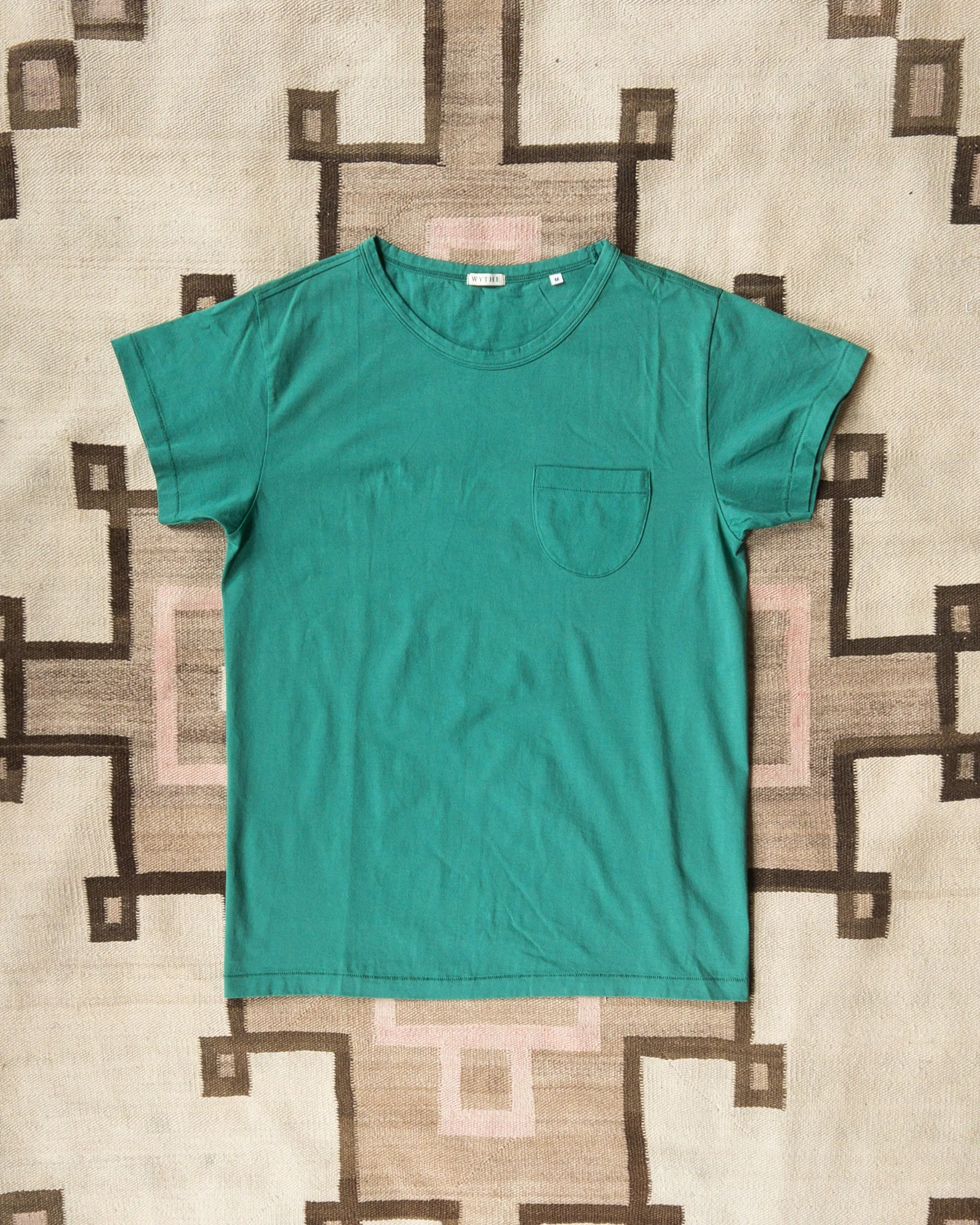 Tubular Pocket Tee Shirt - Evergreen sold by Wythe NY