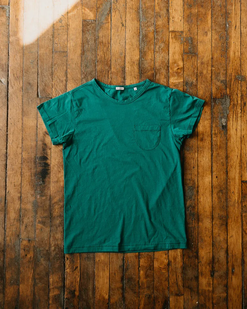 Tubular Pocket Tee Shirt - Evergreen sold by Wythe NY product image thumbnail 2