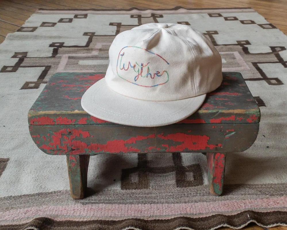Chainstitched Canvas Ranch Hat - Cream sold by Wythe NY