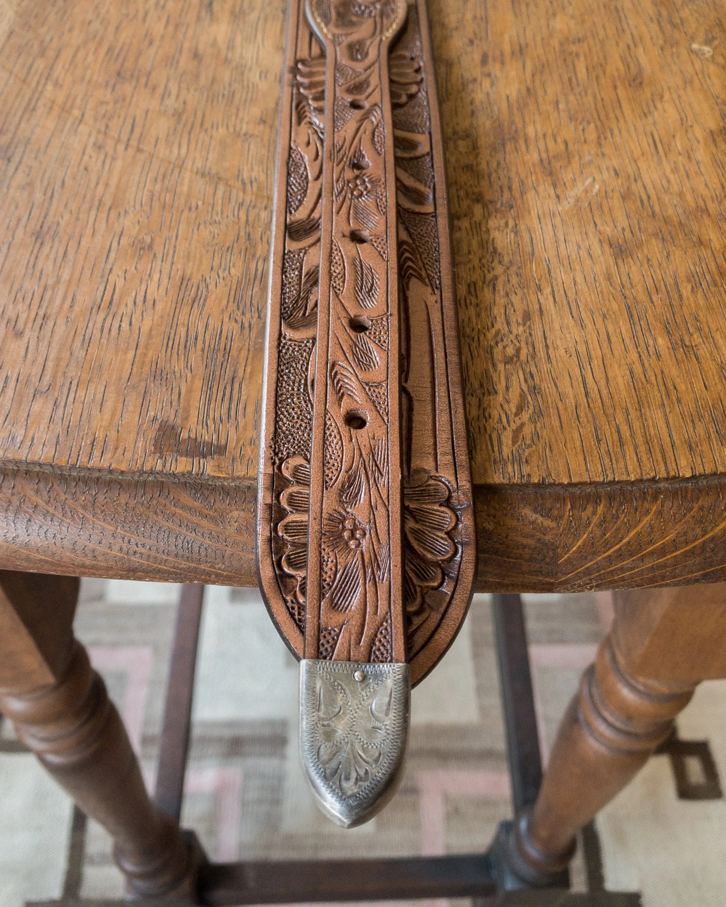 Western Tooled Ranger Belt sold by Wythe NY product image thumbnail 5