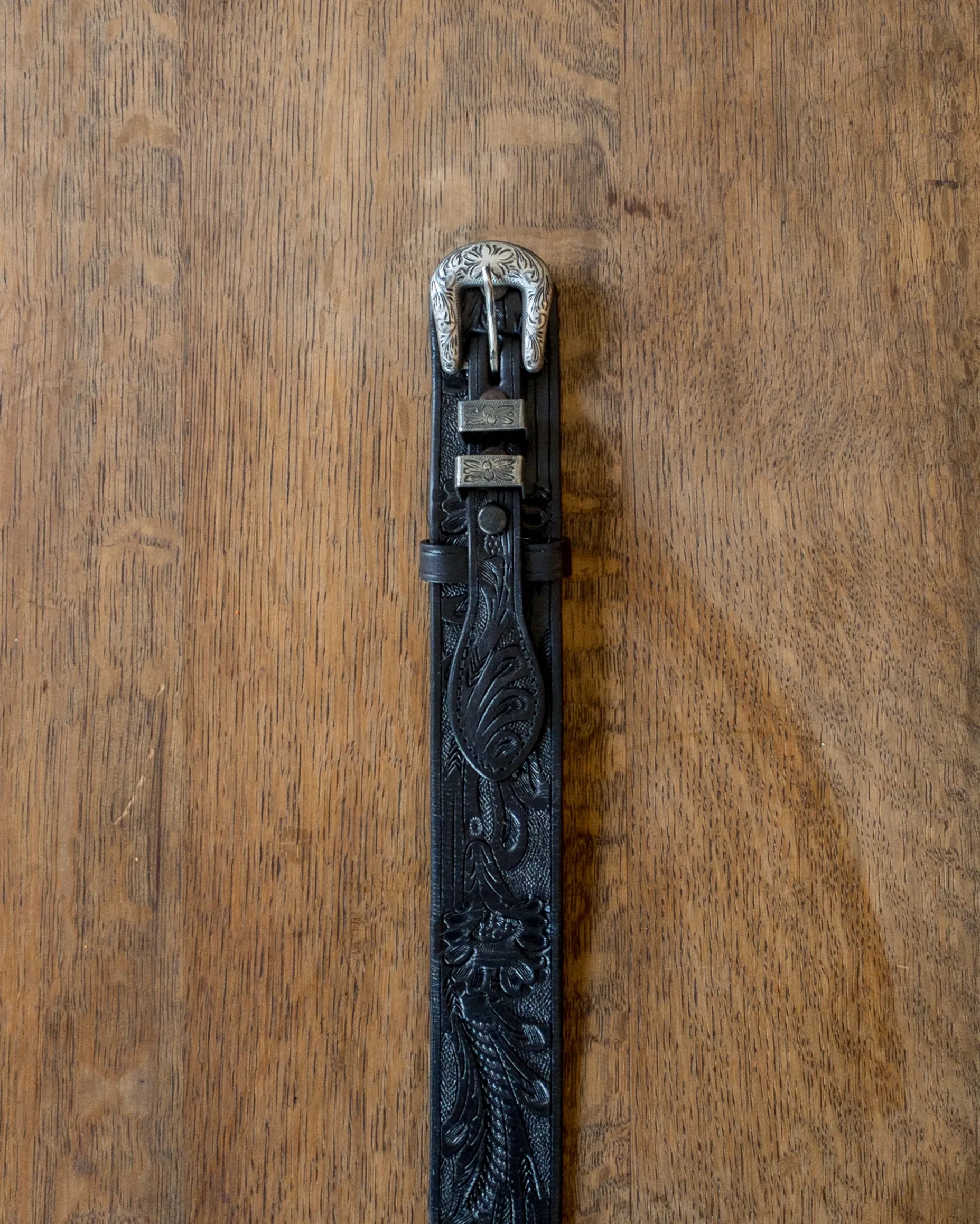 Western Tooled Ranger Belt sold by Wythe NY product image thumbnail 4