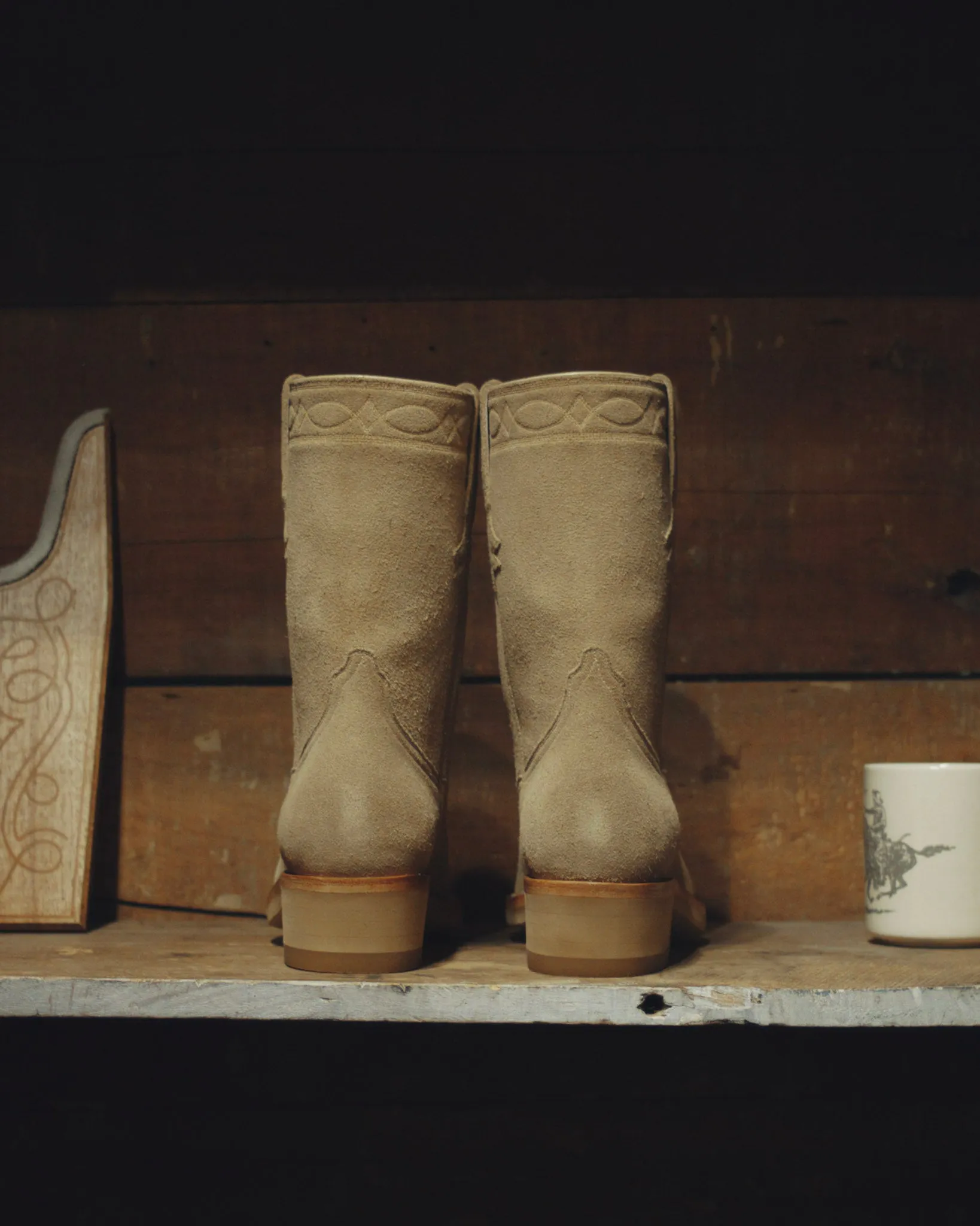 Sand Suede Roper Boots sold by Wythe NY product image thumbnail 5