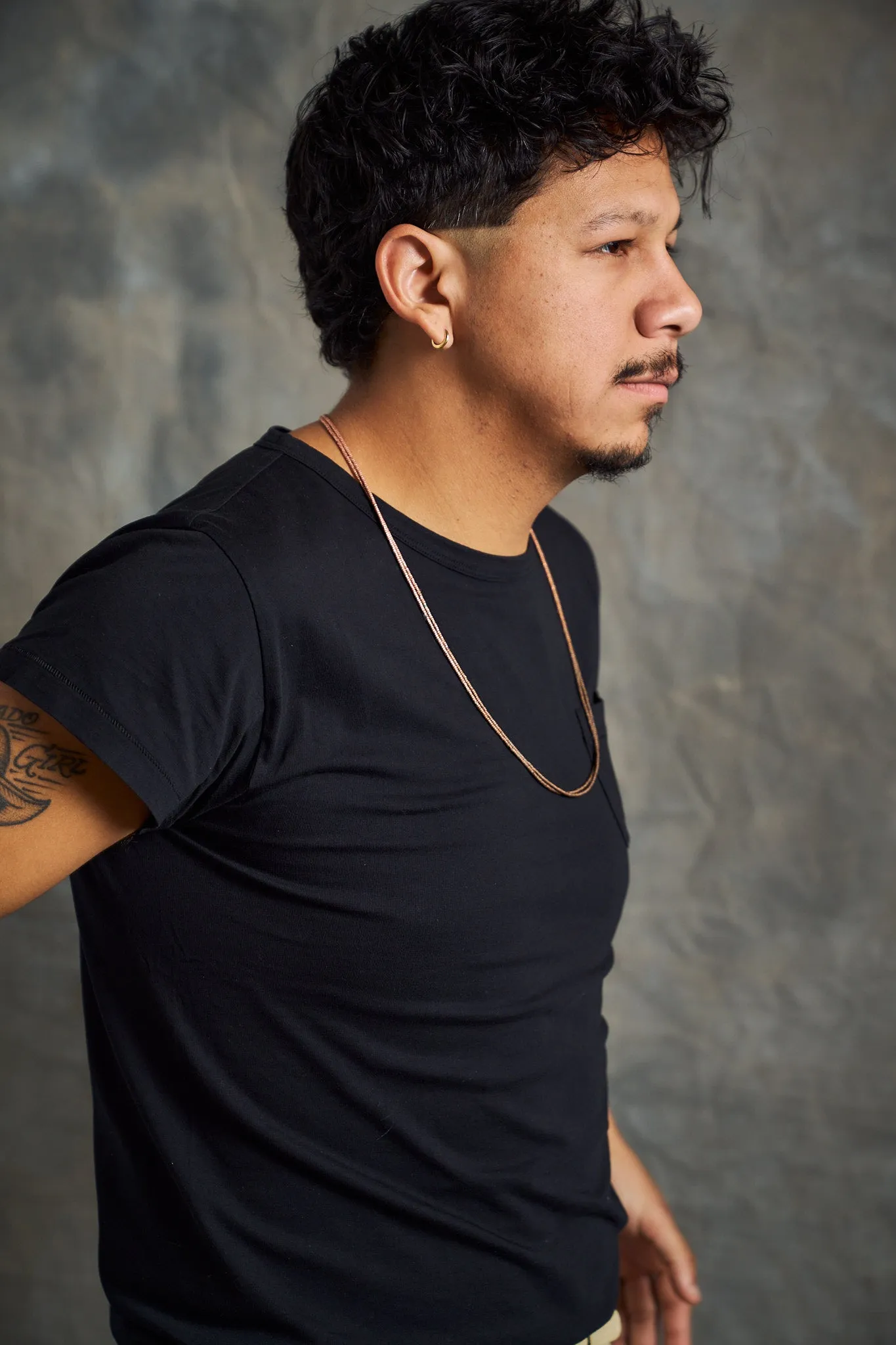 Tubular Pocket Tee Shirt - Deep Black sold by Wythe NY product image thumbnail 3