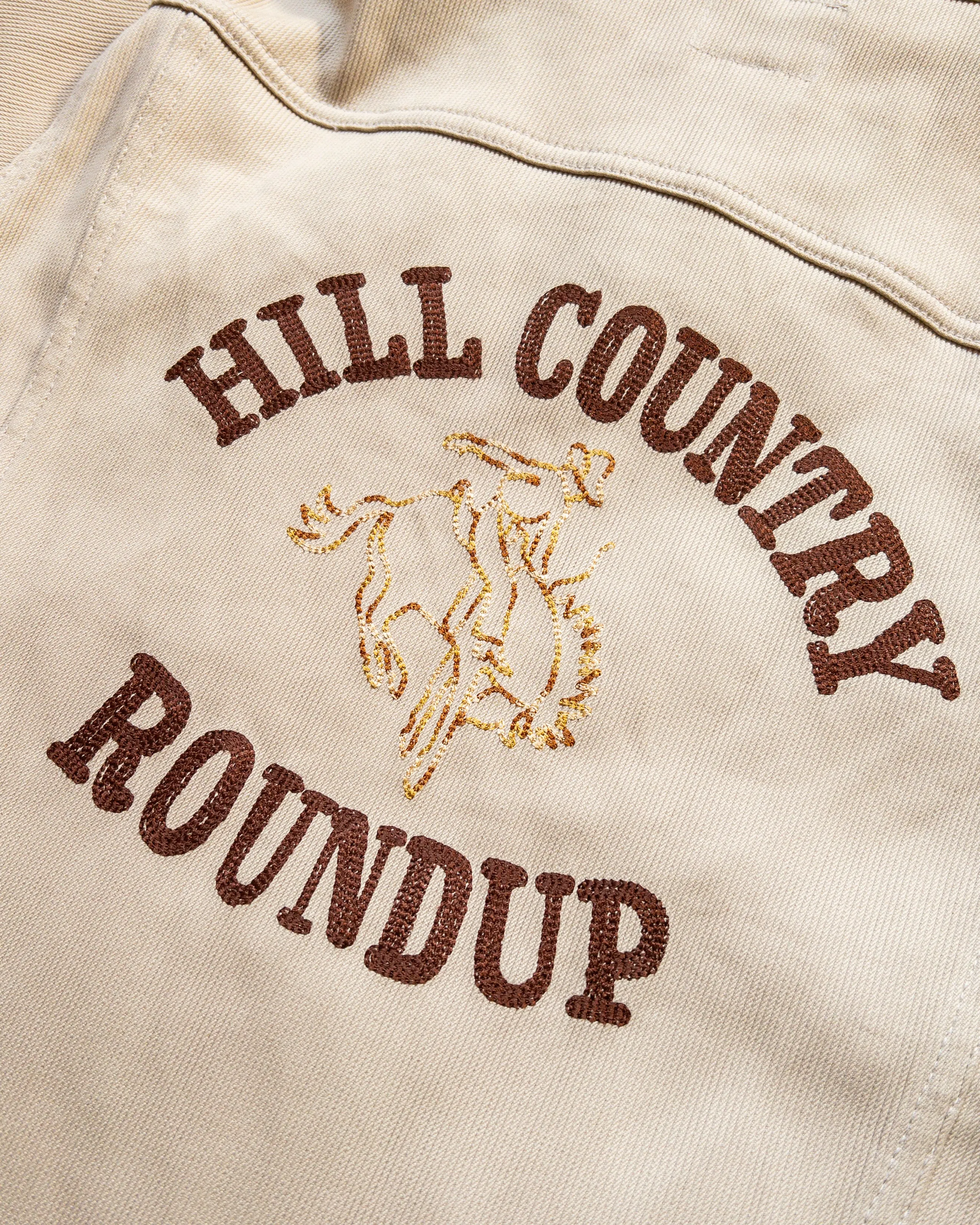Embroidered Bedford Cord Ranch Jacket - Off White sold by Wythe NY product image thumbnail 3