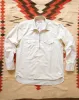 Aertex Half-Zip Shirt - Unbleached sold by Wythe NY