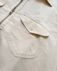 Aertex Half-Zip Shirt - Unbleached sold by Wythe NY